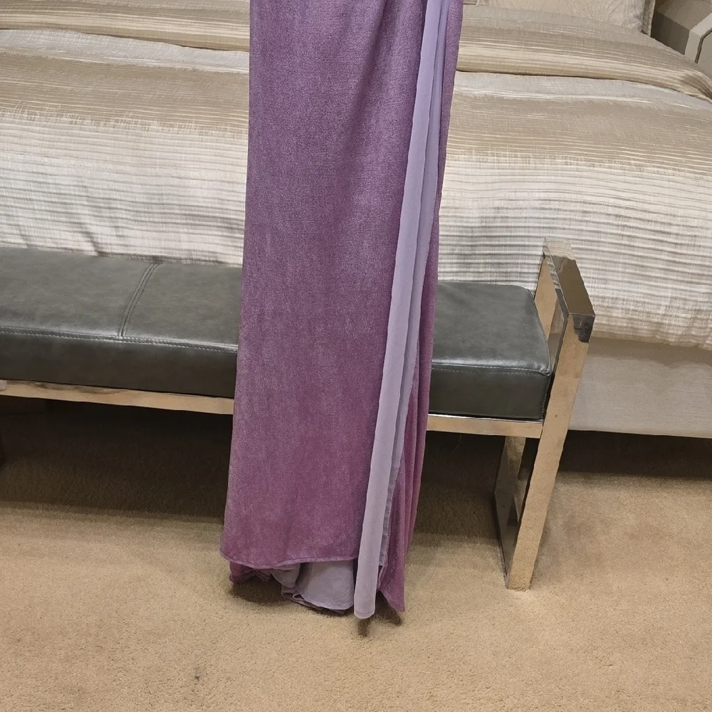 Jovani Luxury Strapless Lilac Gown Size 2 Prom, Wedding, Formal